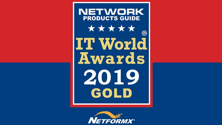 Netformx wins Gold for Asset Management Tools in the 14th Annual 2019 IT World Award®