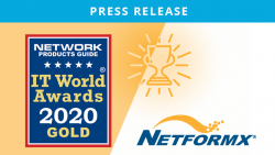 Netformx VIP Calculator Wins Gold in the 2020 IT World Awards